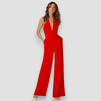 Bea | Minimal Ivory Jumpsuit