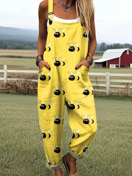 Wide Leg Jumpsuit - Effortless Comfort & Stylish Floral Print