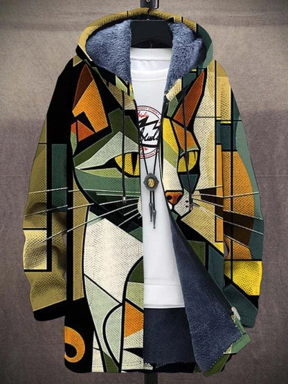 Ferra™ - Artistic Fleece Hoodie