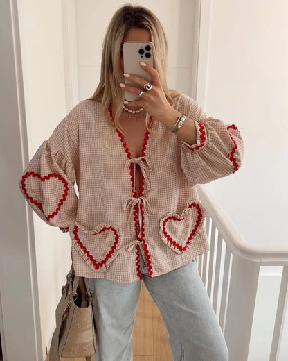 Vera - Retro Heart Top