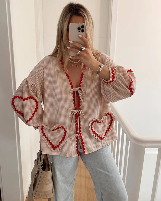 Vera - Retro Heart Top