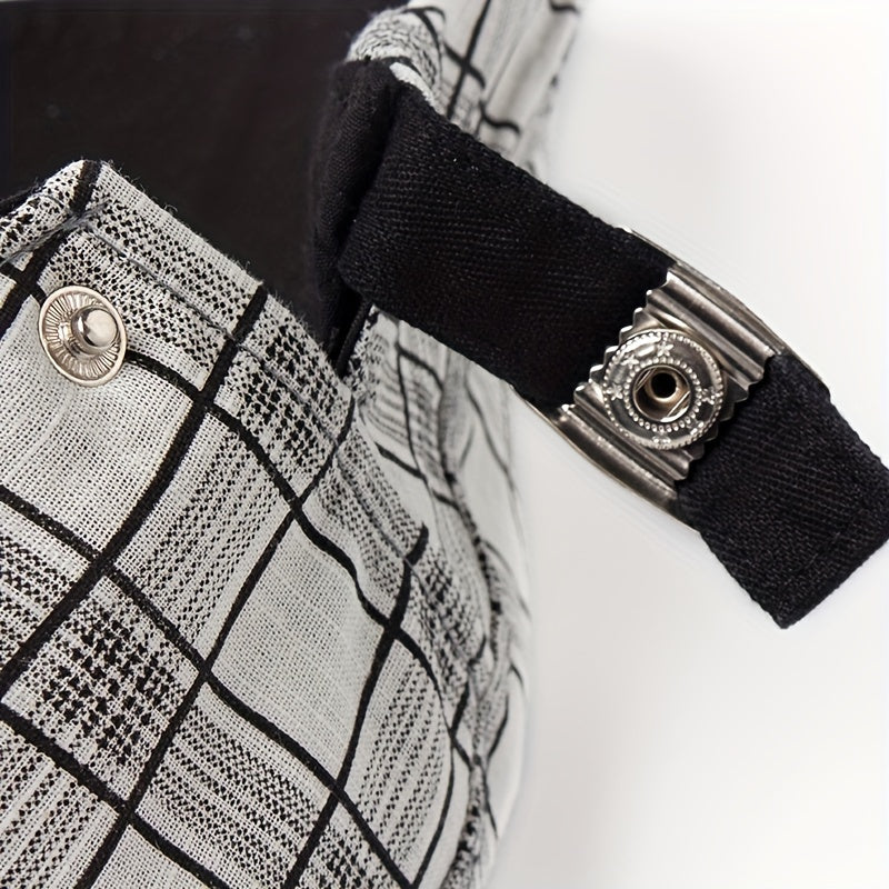 Stonemont™ | Plaid Beret Cap – Lightweight, Adjustable & Season-Ready