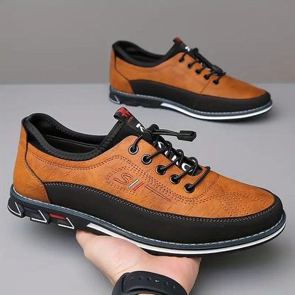 Jake - Ergonomic Leather Shoes with Adjustable Lace