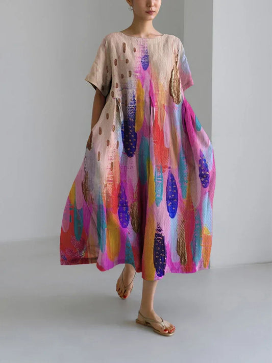 ANNA - Timeless Round Neck Dress