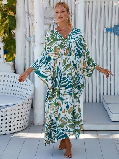 Celine | Oversized Nature Print Dress