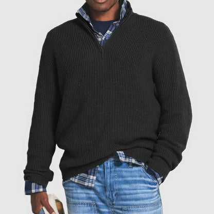 Asher Zip Knit Sweater