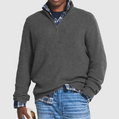 Asher Zip Knit Sweater