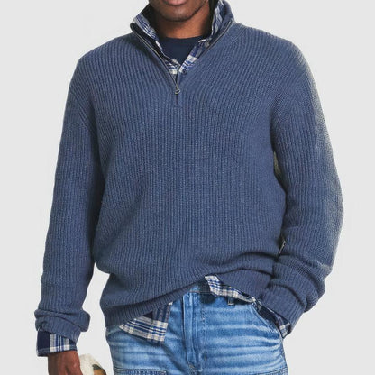 Asher Zip Knit Sweater
