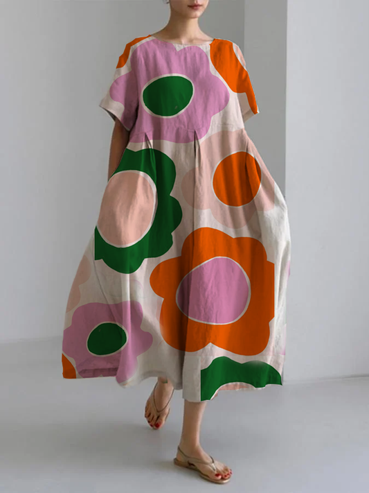TESSA - COLORFUL MIDI DRESS