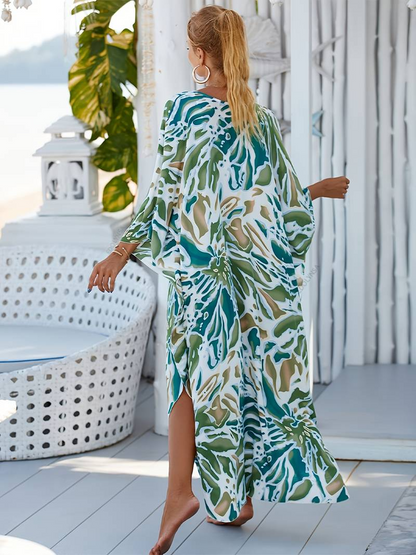 Celine | Oversized Nature Print Dress