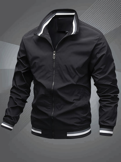 Urban Edge Luxury Windbreaker Jacket