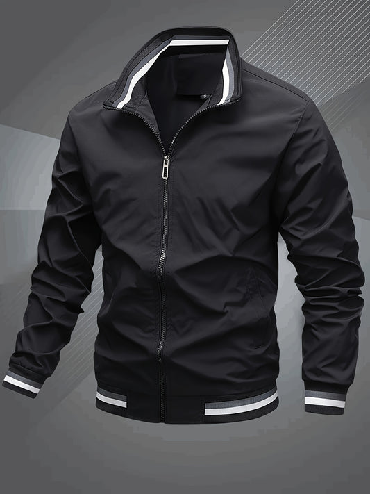 Urban Edge Luxury Windbreaker Jacket