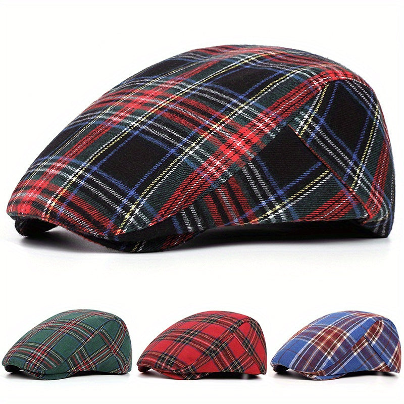 Highland | Adjustable Plaid Beret - Lightweight & Stylish