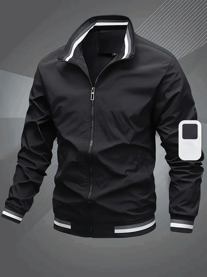 Urban Edge Luxury Windbreaker Jacket