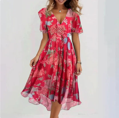 Liza | Elegant V-neck Dress
