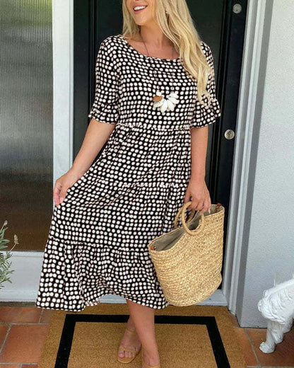 Clara | Breezy Tiered Midi Dress
