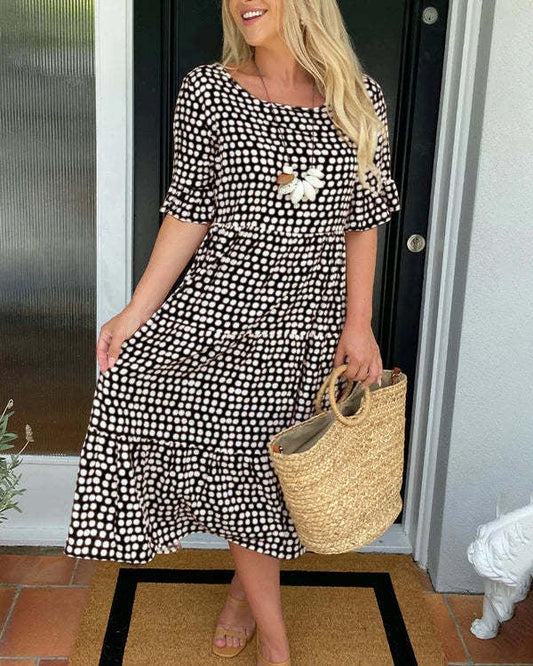 Clara | Breezy Tiered Midi Dress
