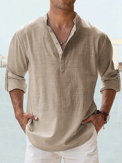 Leon - Breathable Linen Shirt
