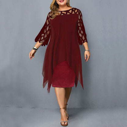 Abelone | Elegant Oversize Midi Dress
