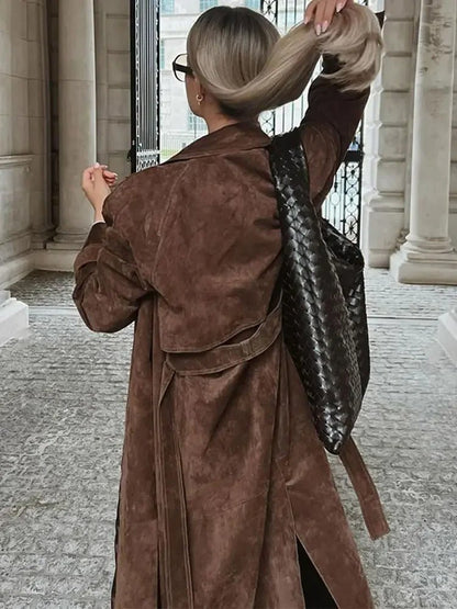 Aubrey™ - Vintage Suede Trench