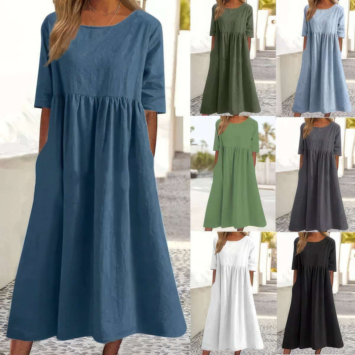 Liora | Effortless Elegance A-Line Dress