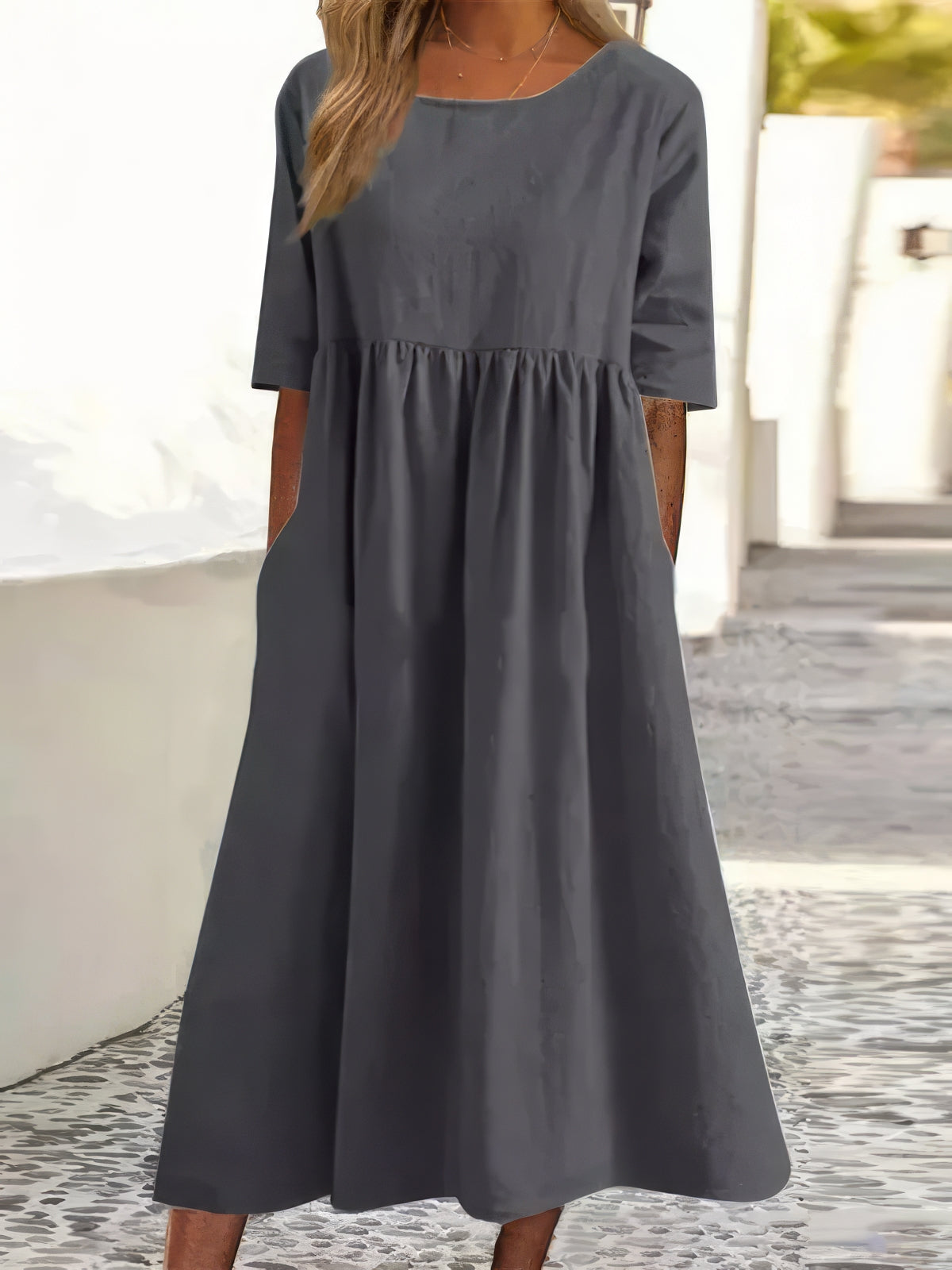 Liora | Effortless Elegance A-Line Dress