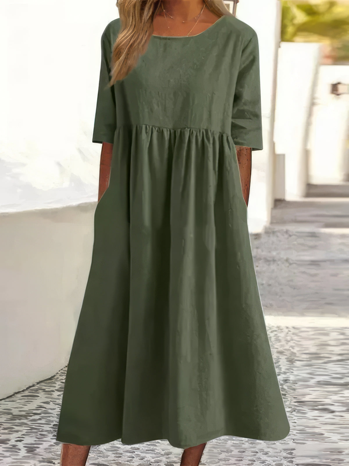 Liora | Effortless Elegance A-Line Dress