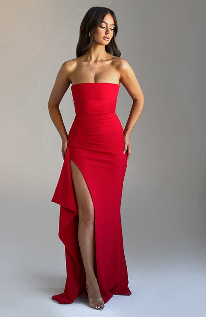 Alina | Strapless Maxi Dress